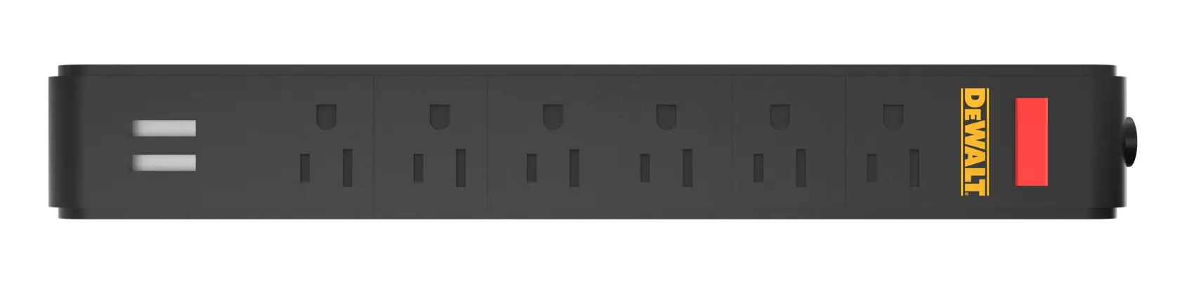 Magnetic Power Strip On White