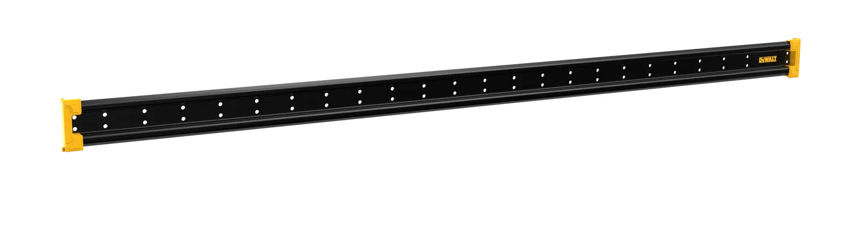 Forty Eight Inch Metal Rail On White