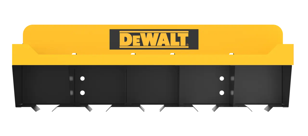 Power Tool Storage Shelf Combo On White