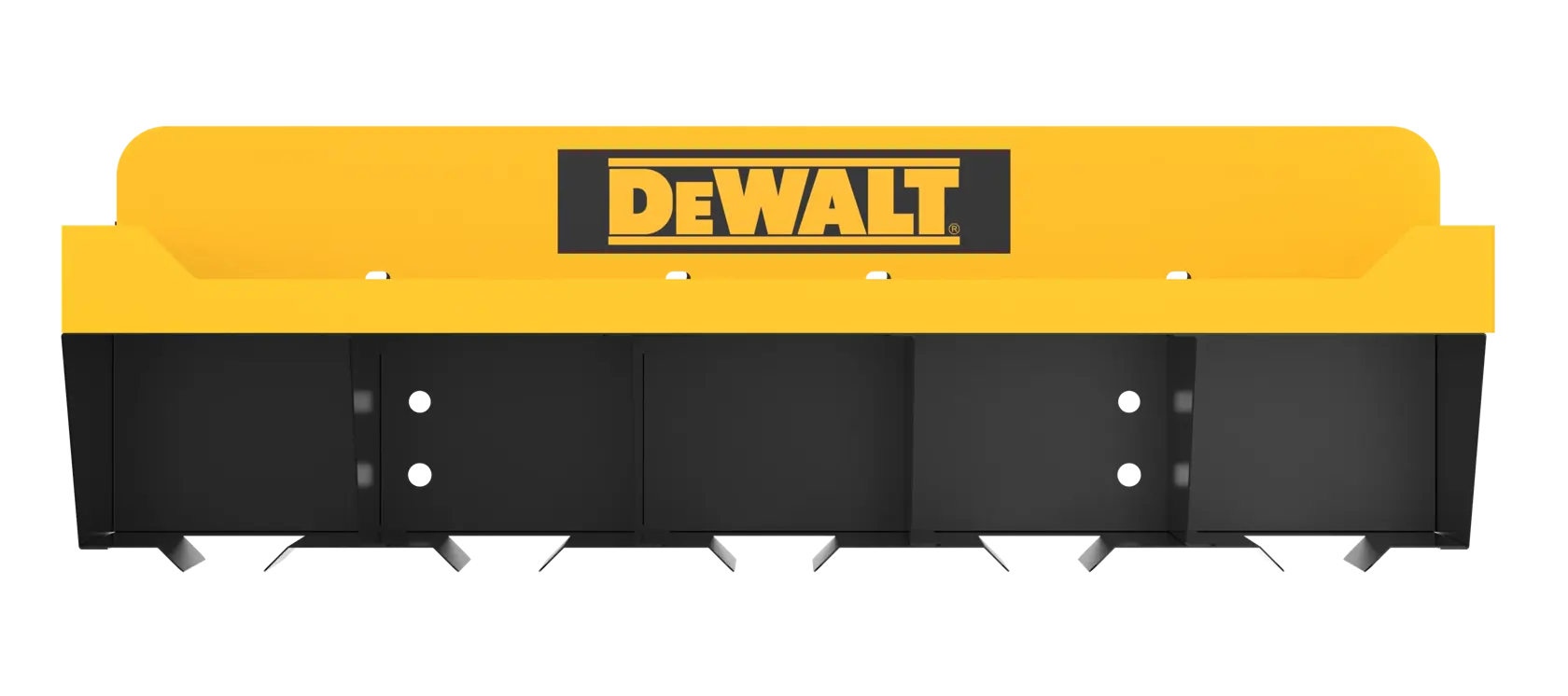 Power Tool Storage Shelf Combo On White