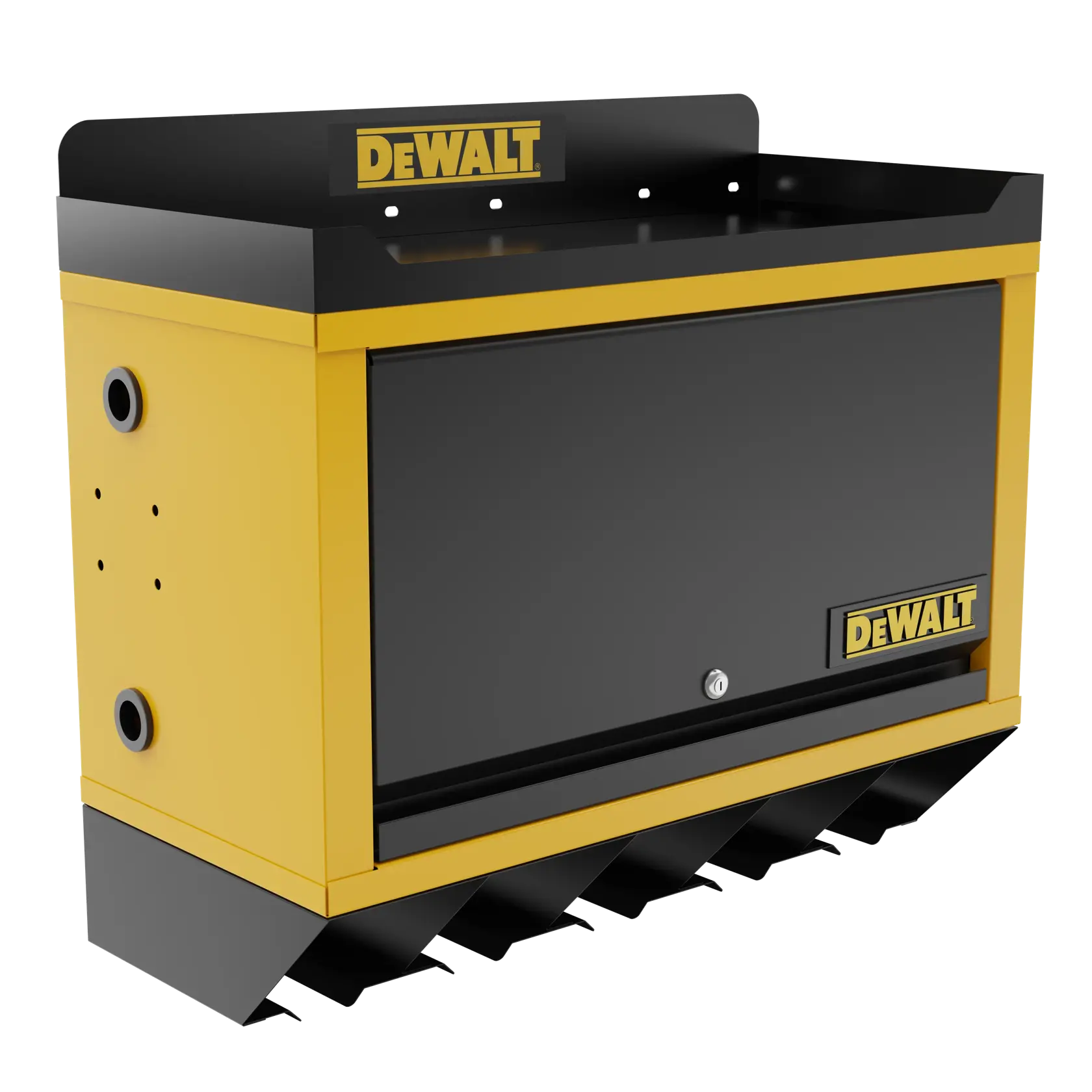 Power Tool Wall Cabinet On White