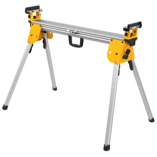 Compact miter saw stand folded.