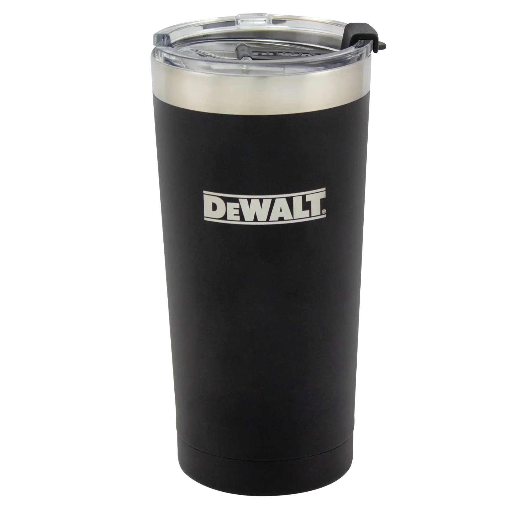 20 Ounce Black powder coated tumbler.n