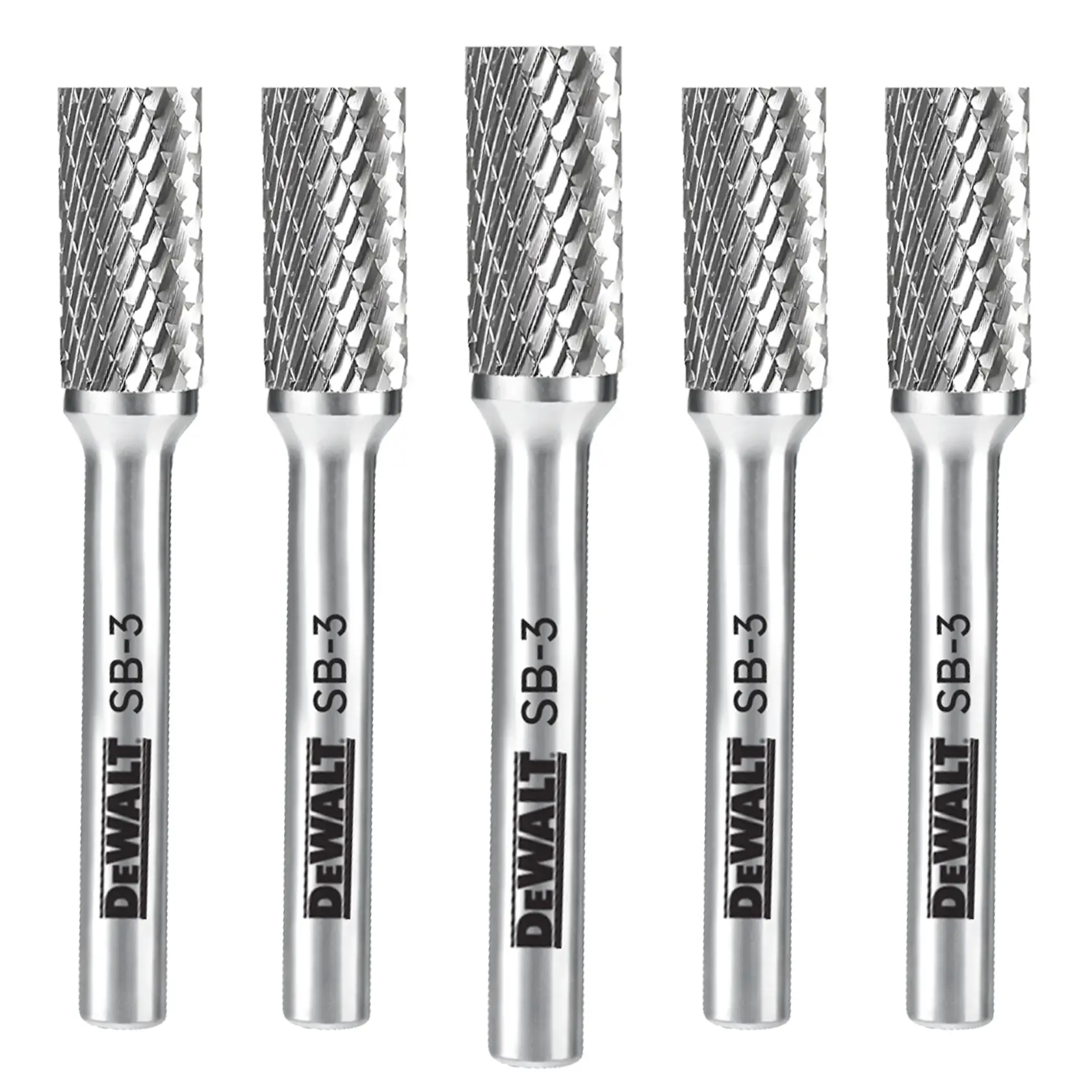 DEWALT® 5 Pack Carbide Burr Size SB-3