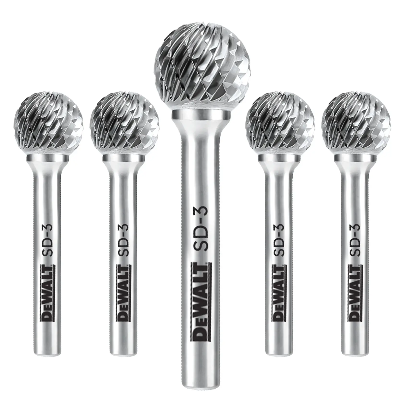 DEWALT® 5 Pack Carbide Burr Size SD-3