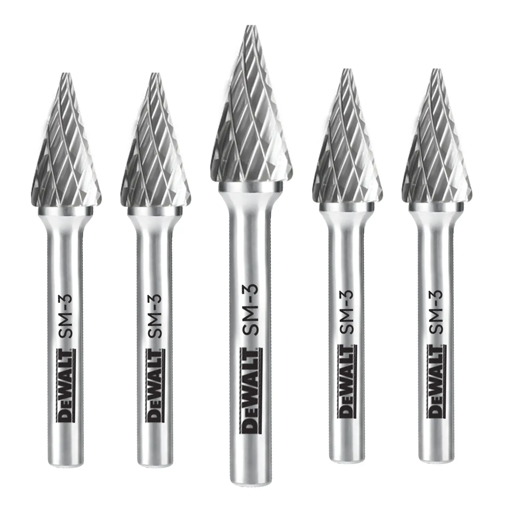DEWALT® 5 Pack Carbide Burr Size SM-3