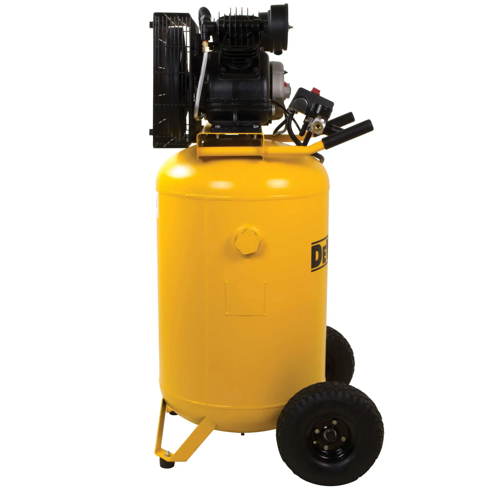 Profile of 30 gallons Portable Electric Air Compressor.