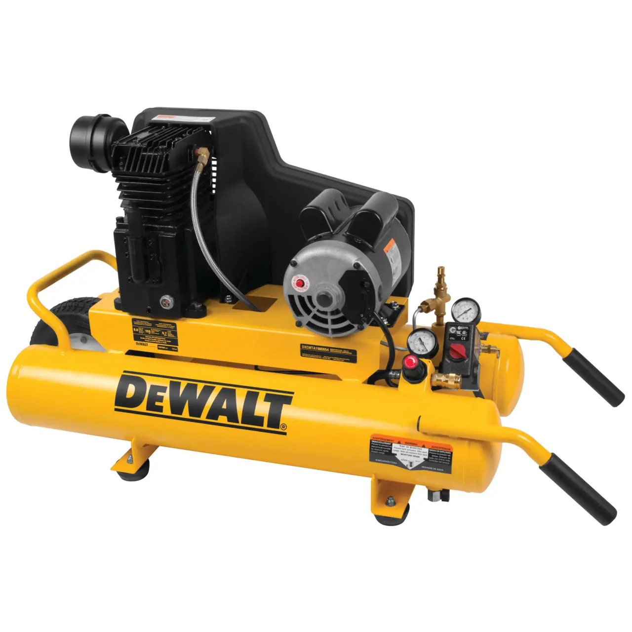 155 PSI 1.9 HP 8gal Electric Dual Voltage Wheelb.arrow Air Compressor