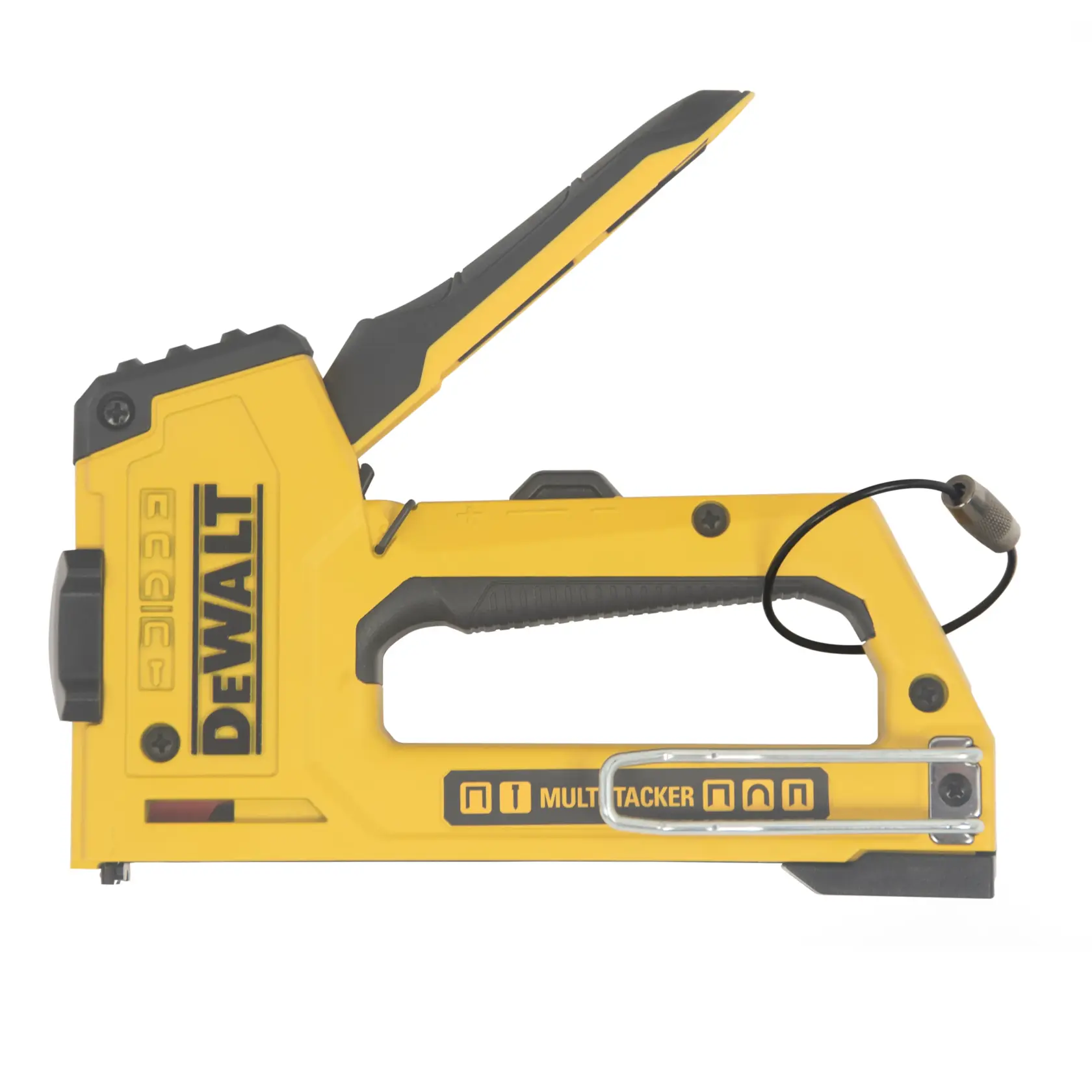 Front view of the Wire Tool Attachment on a stapler