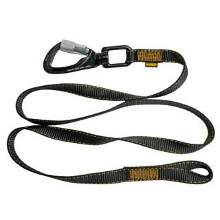 Front view of the DEWALT Single Leg Tool Lanyard, 80 lb. capacity