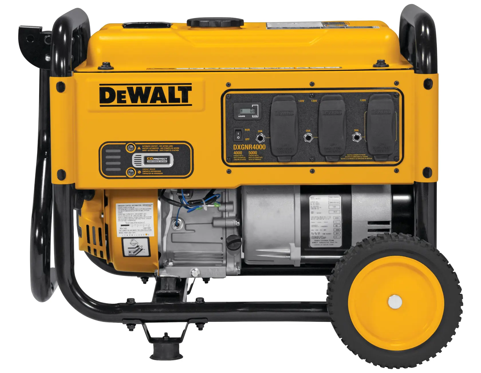 4000 WATT PORTABLE GAS GENERATOR.