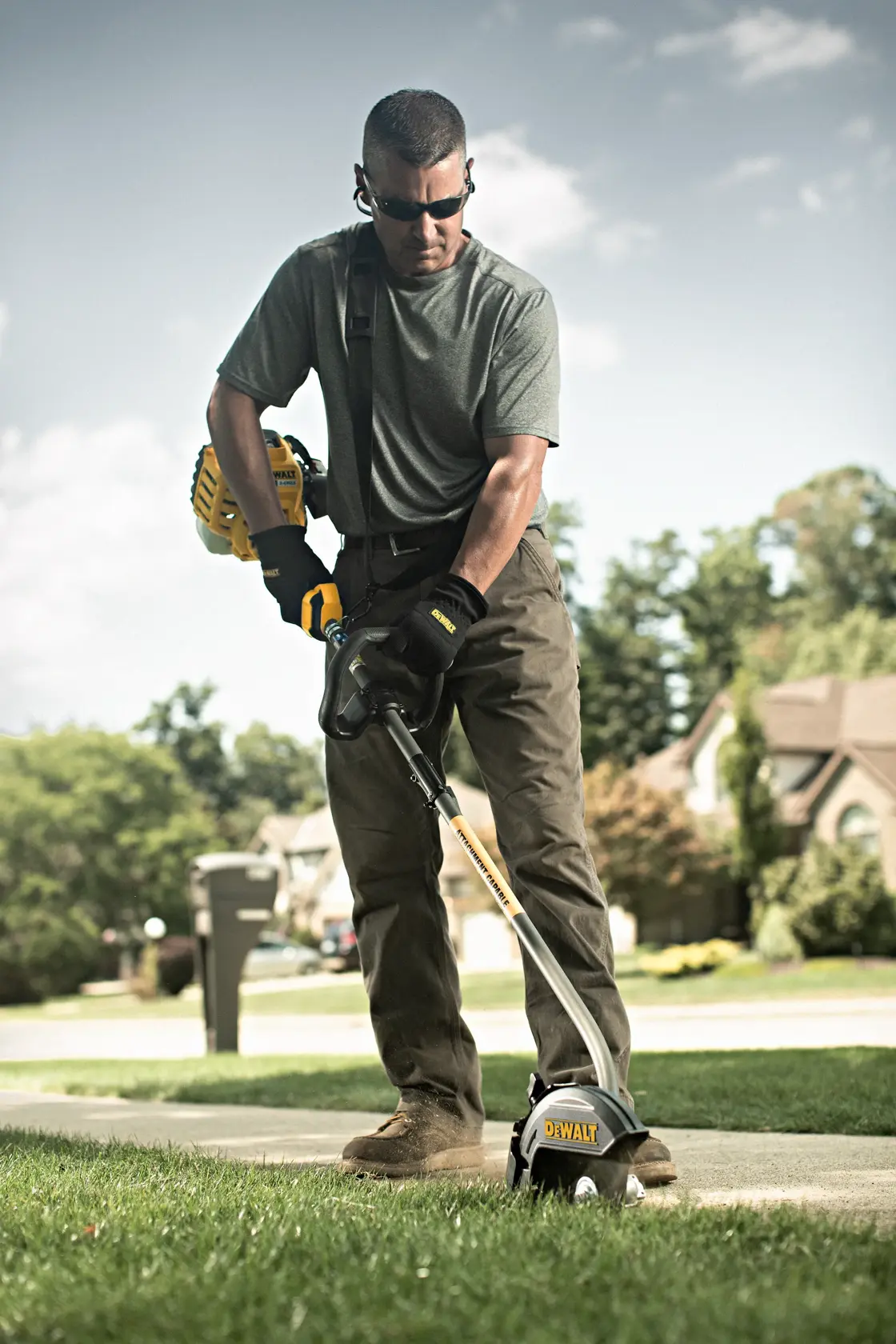 DEWALT® 7-1/2 in. 27cc 2-Cycle Straight Shaft Edger with Attachment Capability