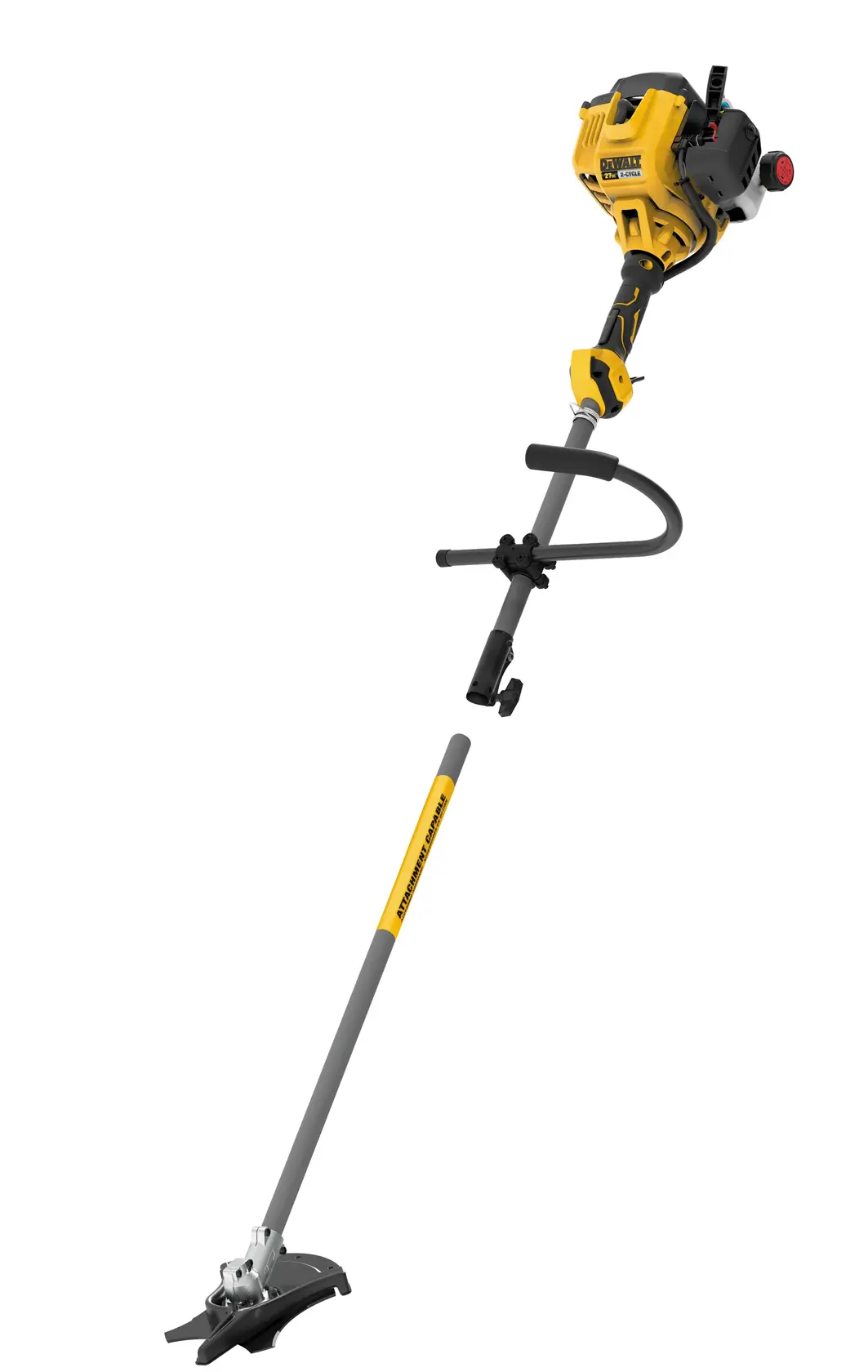 Profile of Gas Brushcutter with Attachment Capability detached.