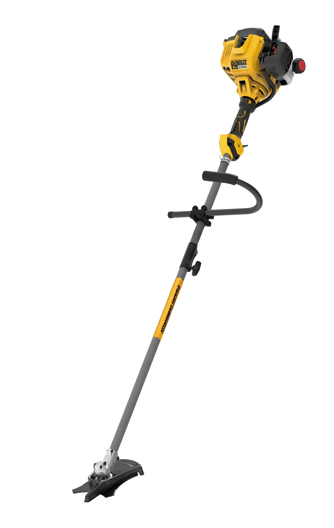 Right profile of Gas Brushcutter with Attachment Capability.