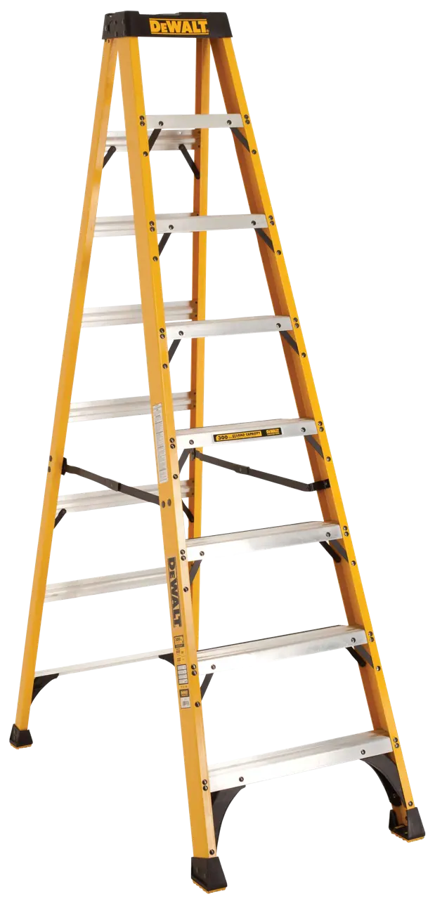 8 ft. 300 lb. Fiberglass Step Ladder