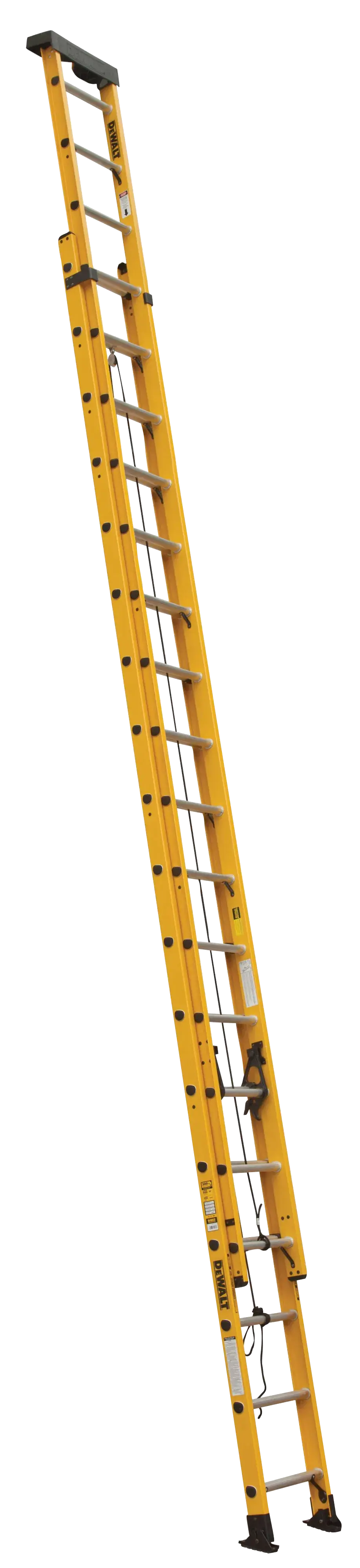 36 foot Fiberglass Extension Ladder 300 pound Load Capacity.