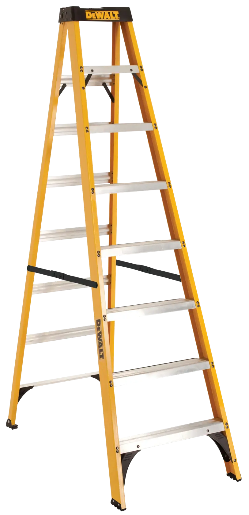 8 foot Fiberglass Step Ladder 250 pound Load Capacity.