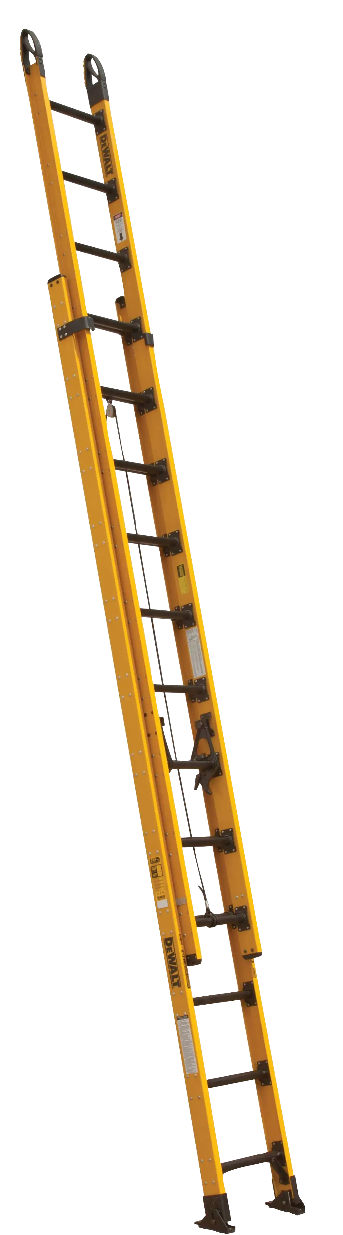 24 foot Fiberglass Extension Ladder 375 pound Load Capacity.