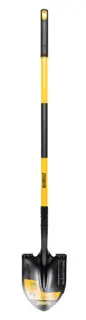 49 inch Fiberglass Handle Digging Shovel on white background