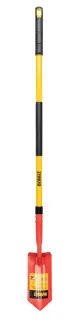 49 inch Fiberglass Handle Clean-Out Shovel on white background