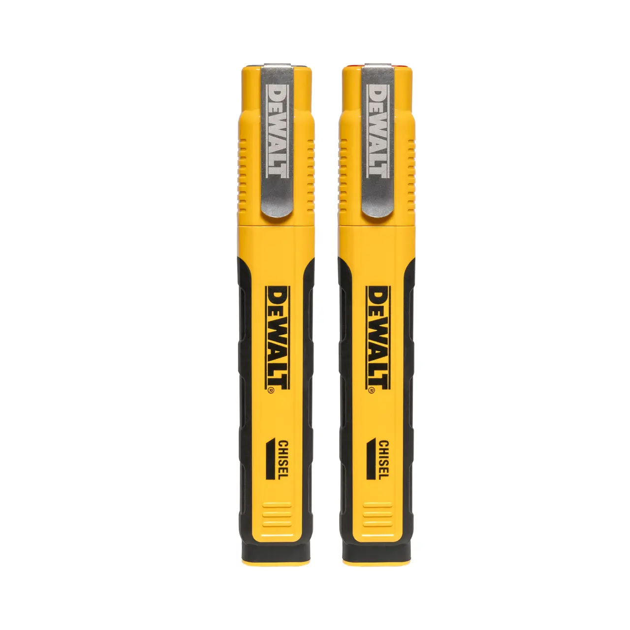 Chisel Tip Jobsite Ink Marker 2-Pack Carded, Black & Red