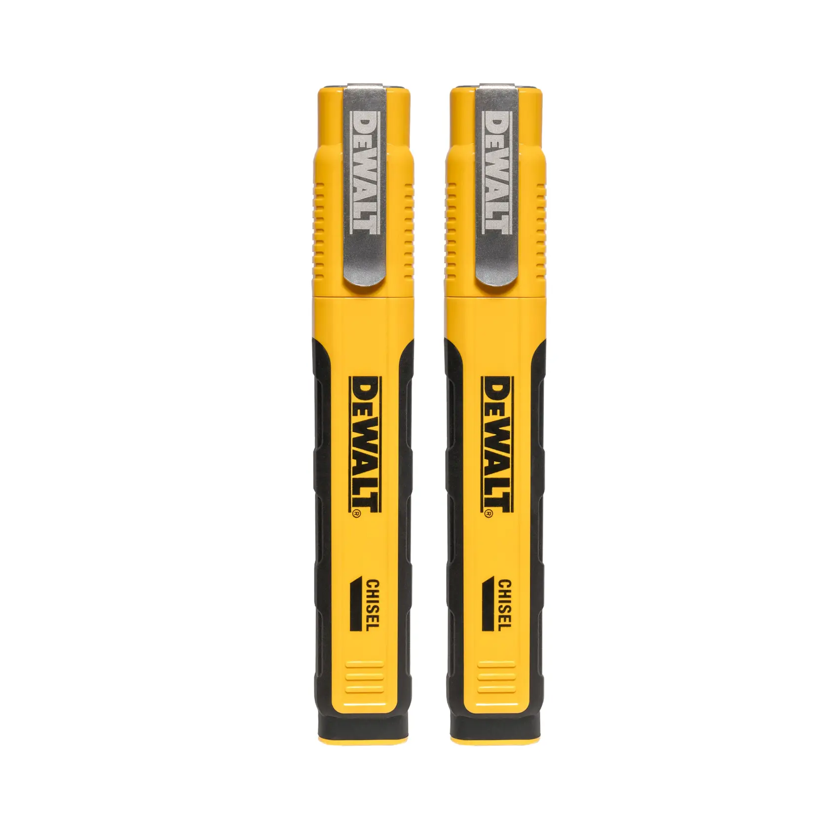 Chisel tip jobsite ink marker 2-pack carded, Black, 24ct bulk pack
