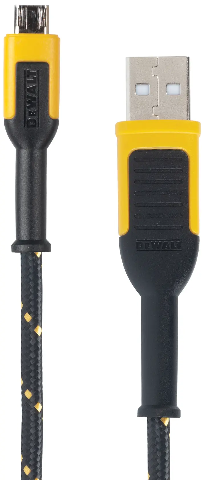 Hero shot of DEWALT Micro-USB to USB Charging Cable