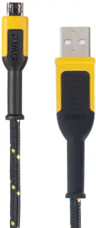 Hero shot of DEWALT Micro-USB to USB Charging Cable