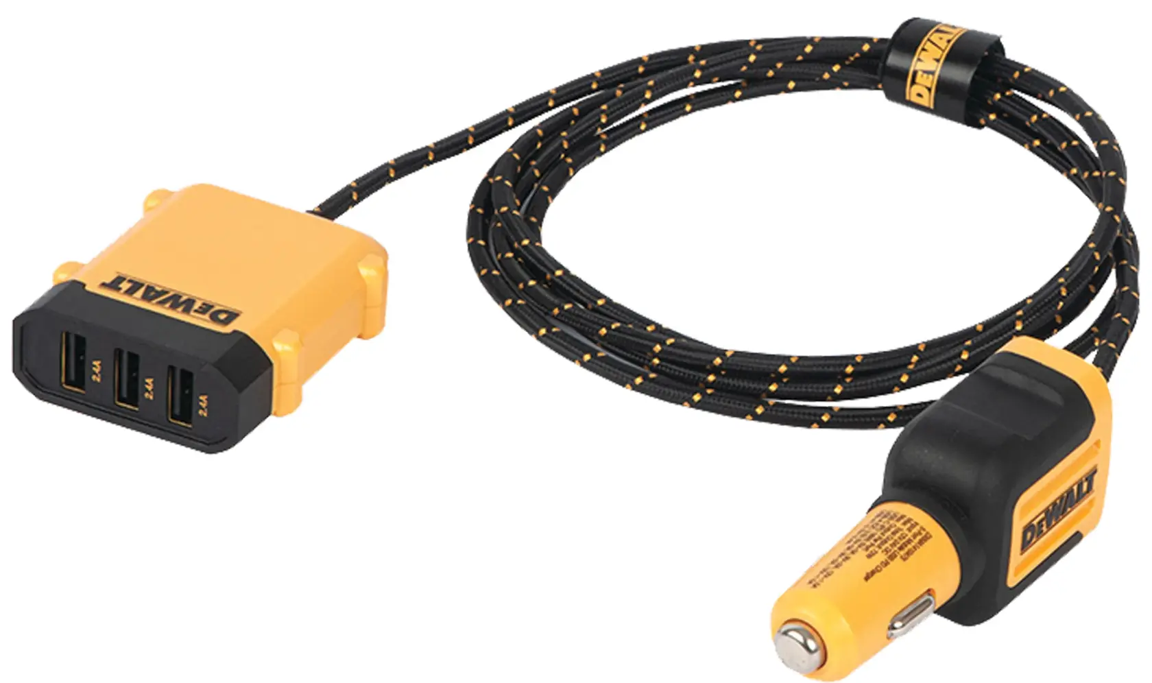 DEWALT® 5-Port Front and Back Seat Mobile USB PD Charger