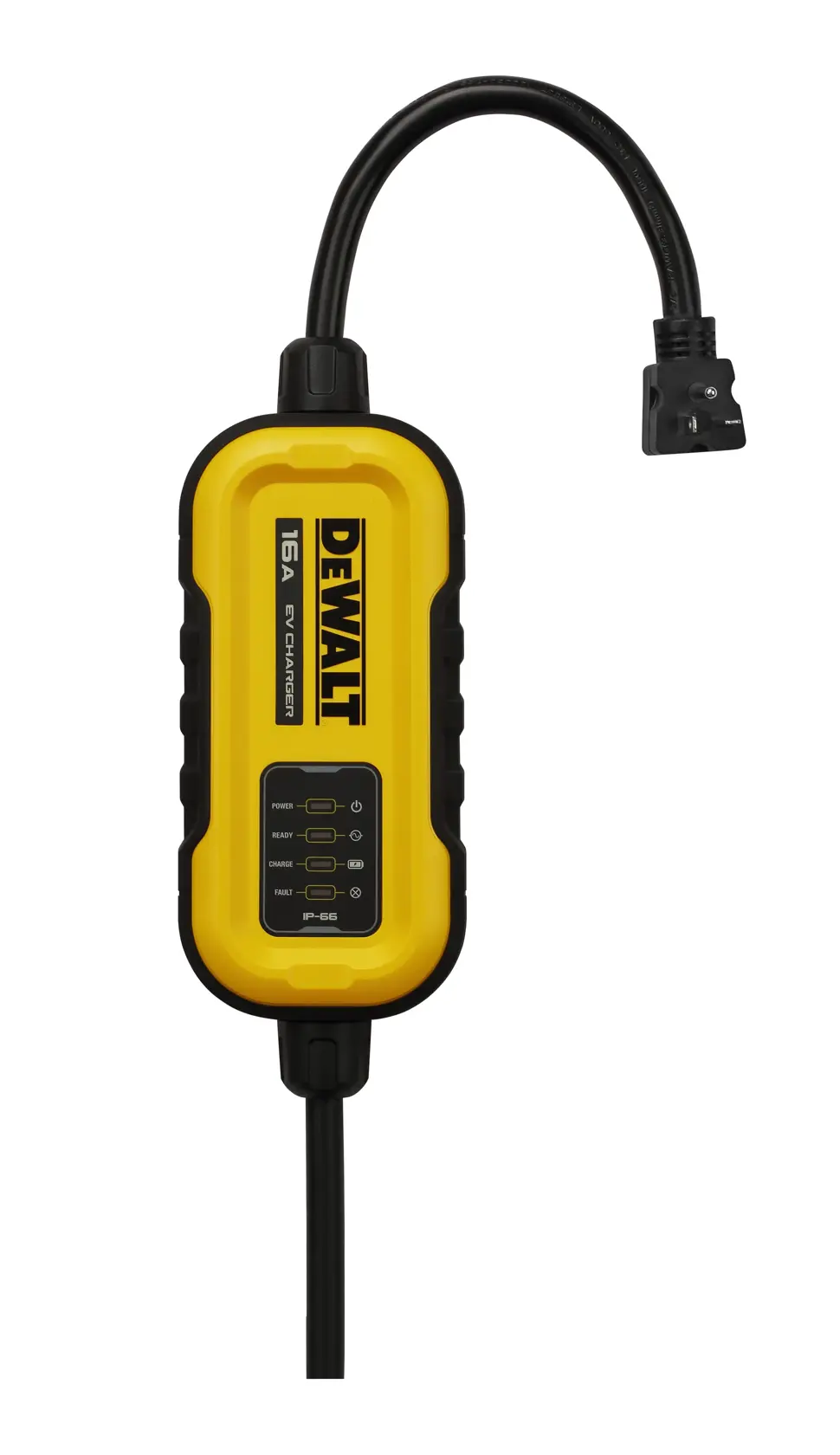 DEWALT® Portable Electric Vehicle (EV) 120-240V Level 2 Charger up to 16 Amps, CSA Certified Indoor/Outdoor, NEMA 6-20 with 5-15 Adapter Included, 25 ft. Cable thumbnail 2