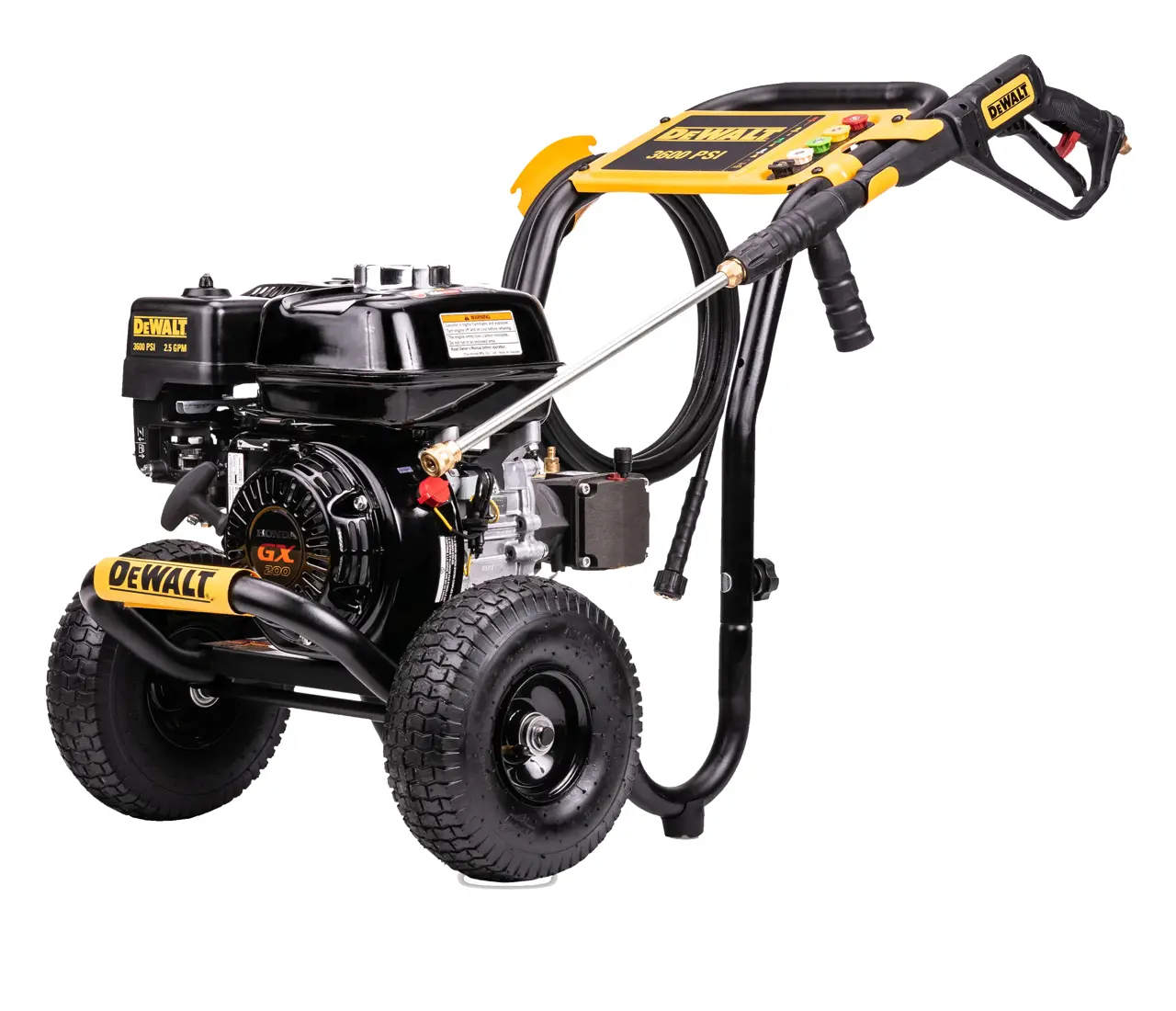 3600 PSI at 2.5 GPM Cold Water Gas Pressure Washer Powered by Honda With Triplex Pump