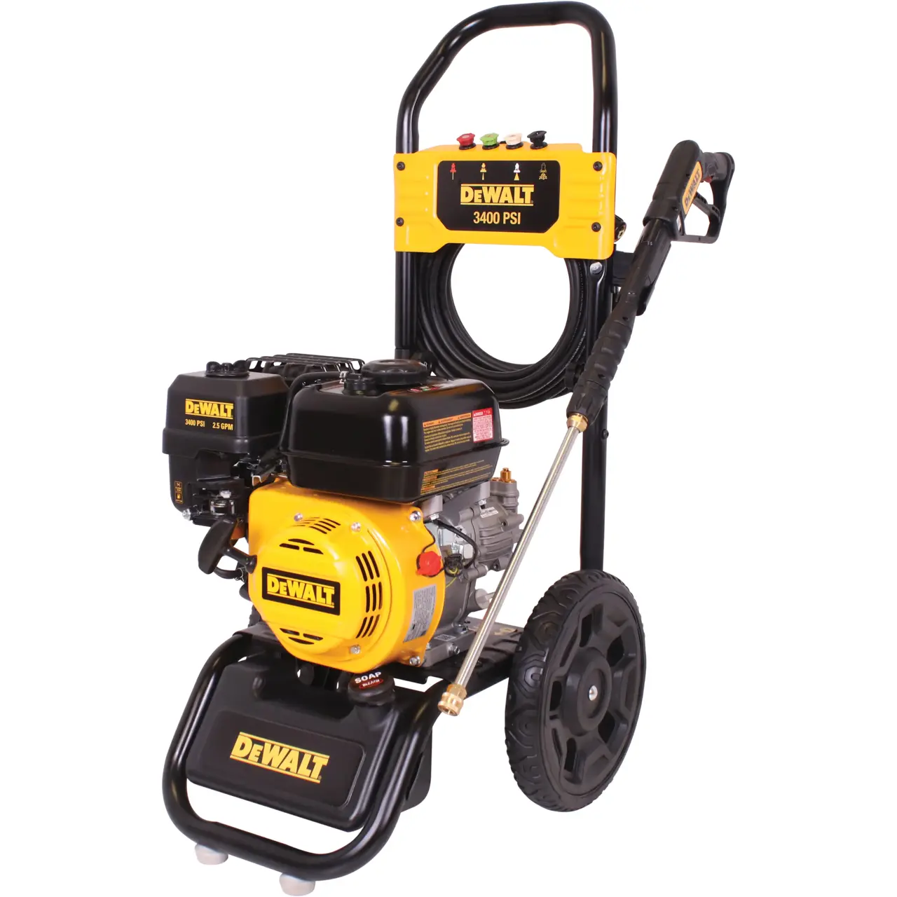 3400 PSI 2.5 GPM Cold Water Gas Pressure Washer