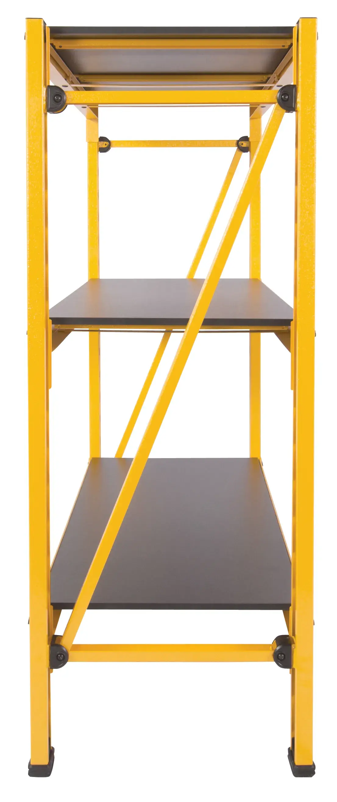 Profile of 3 Shelf 4 foot Industrial Storage Rack.