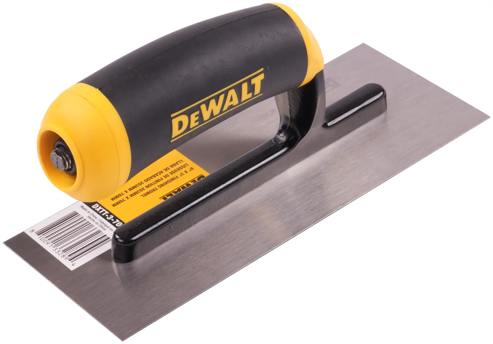 DEWALT® 8-in. x 3-in. Carbon Steel Finishing Trowel
