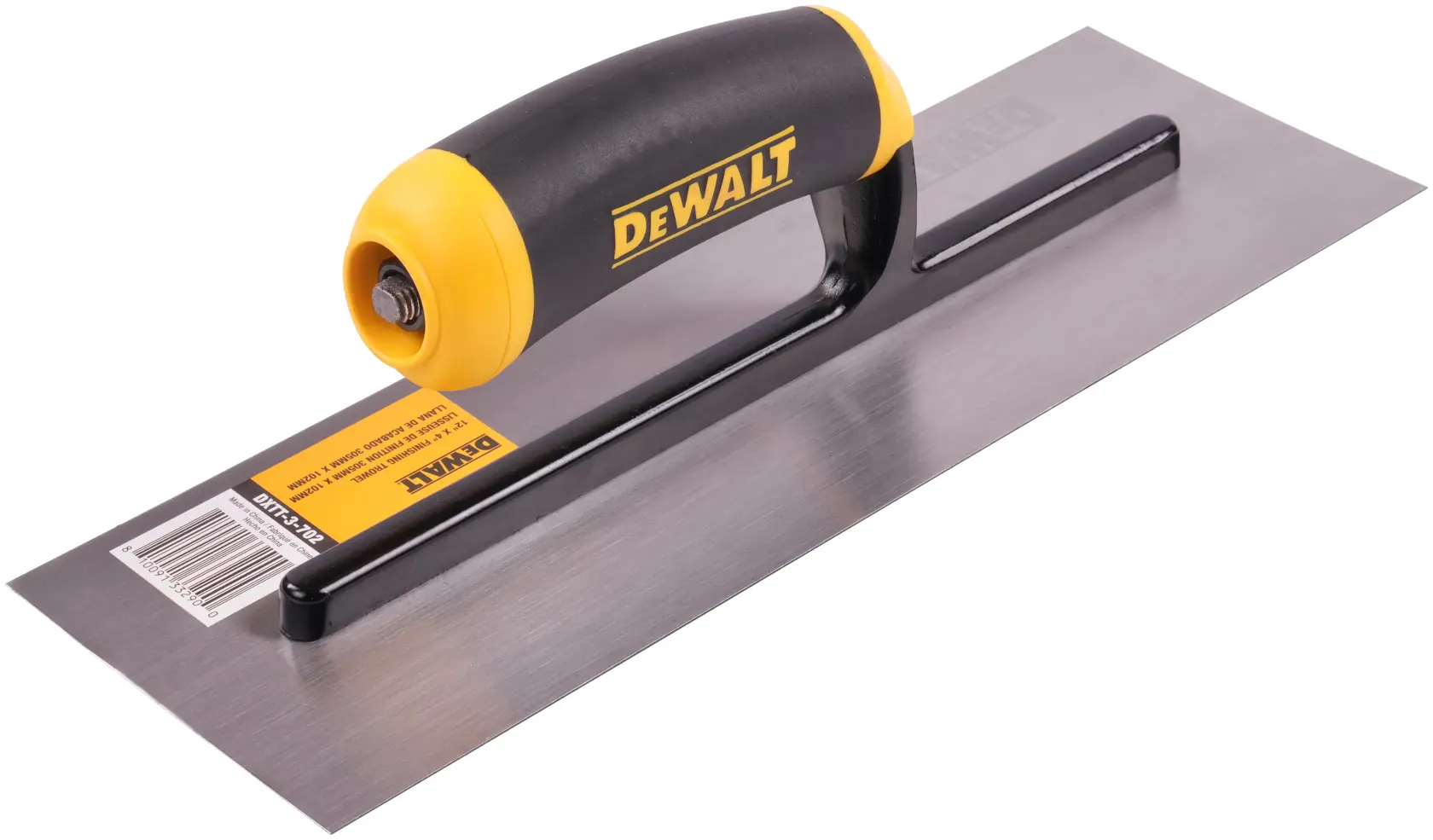 DEWALT® 12-in. x 4-in. Carbon Steel Finishing Trowel