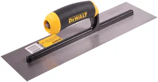 14 x 4 CARBON STEEL FINISHING TROWEL RIGHT ANGLED VIEW