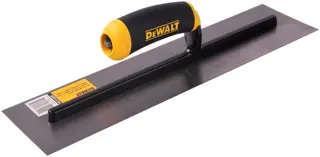 16 x 4 CARBON STEEL FINISHING TROWEL RIGHT ANGLED VIEW