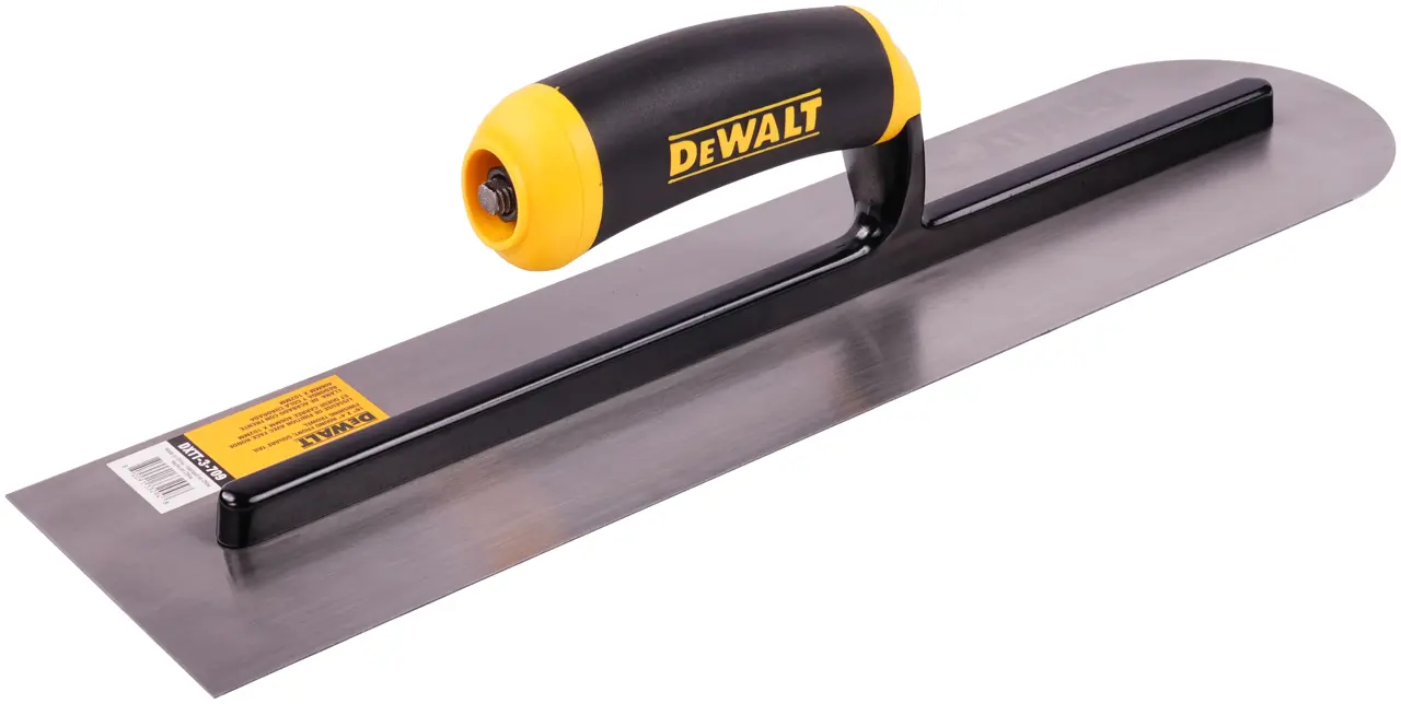 16" x 4" Round Front Carbon Steel Finishing Trowel