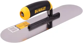 14 X 4 STAINLESS STEEL POOL TROWEL RIGHT ANGLED VIEW