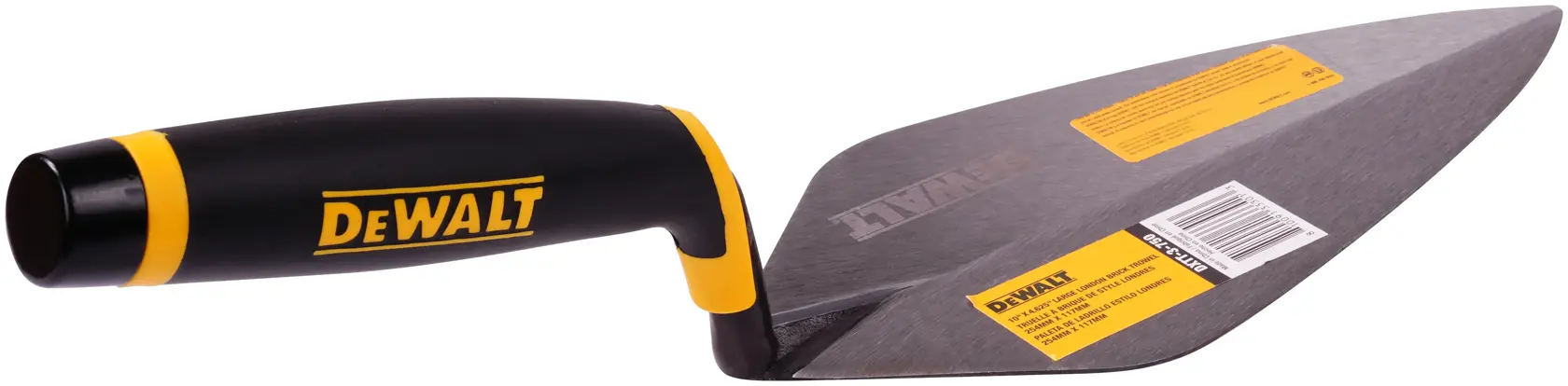 DEWALT® 10-in. x 4 5/8-in. Large London Brick Trowel
