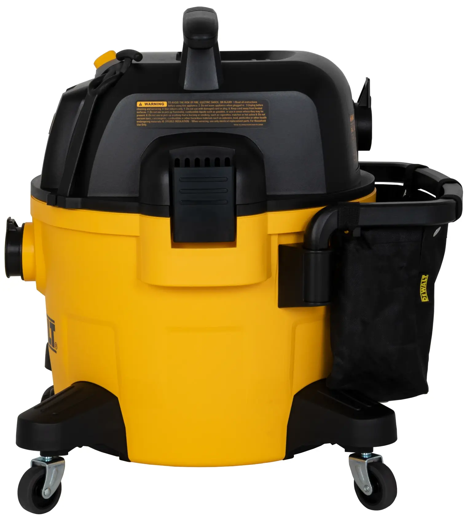 yellow and black DEWALT Shop Vacuum