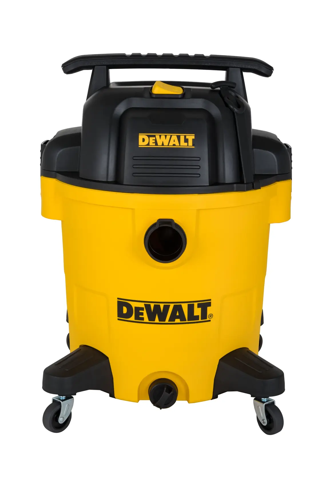 Front facing DeWalt StealthSonic 12 gallon Wet/Dry Vacuum