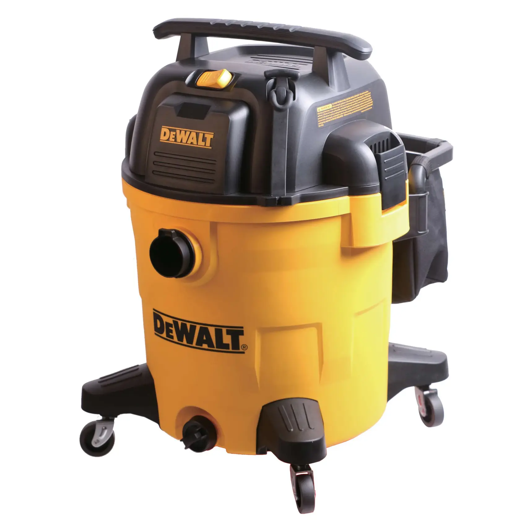 Profile of the 12 gallons and 5.5 H P Wet / Dry Vacuum.