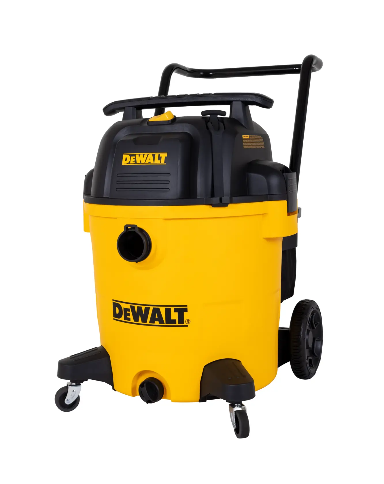 Dewalt Stealthsonic Left Side Angle View Wet/Dry Vac