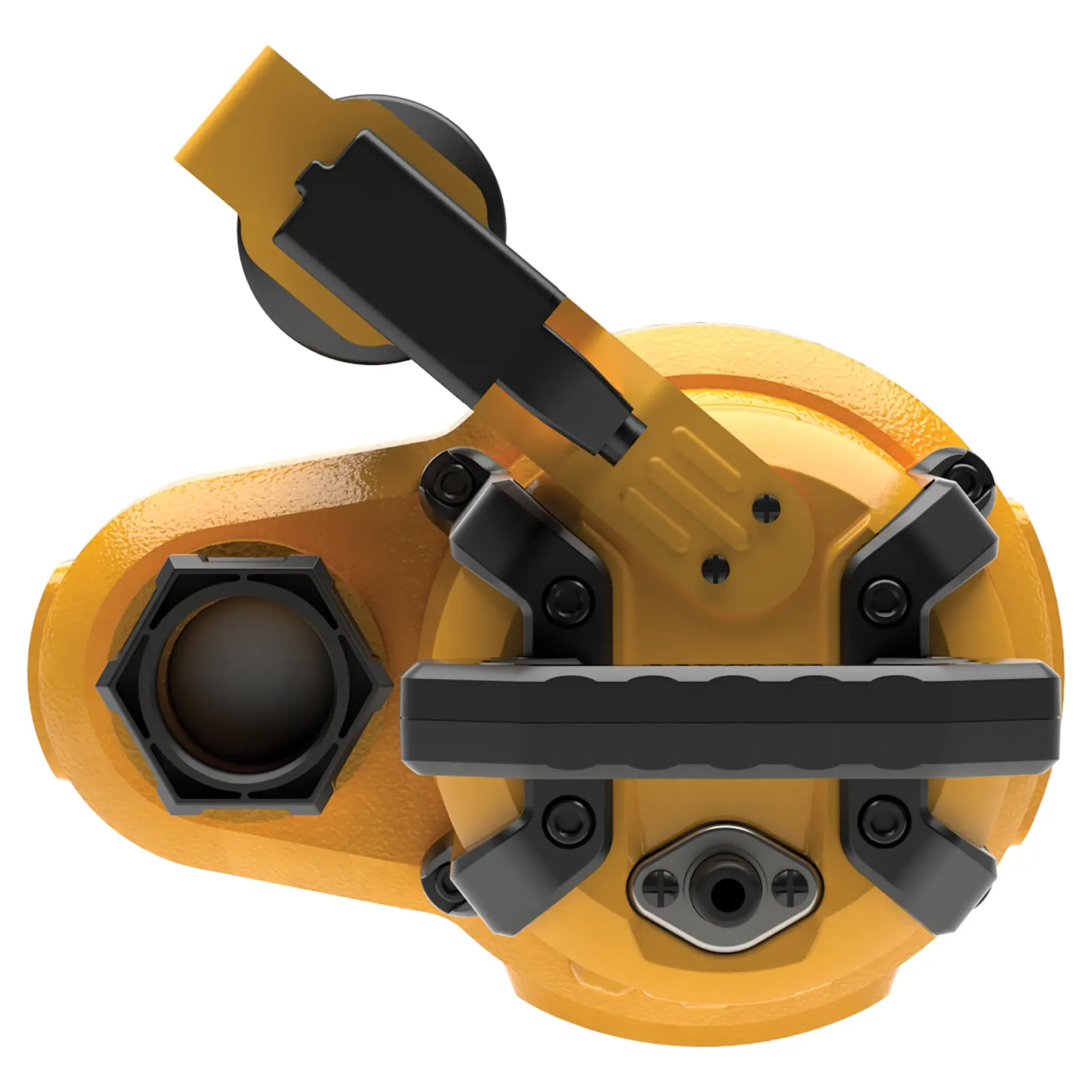 1-2 HP DEWALT SUMP PUMP STAINLESS STEEL CAST IRON ALUMINUM SUBMERSIBLE AUTOMATIC VERTICAL SWITCH TOP VIEW