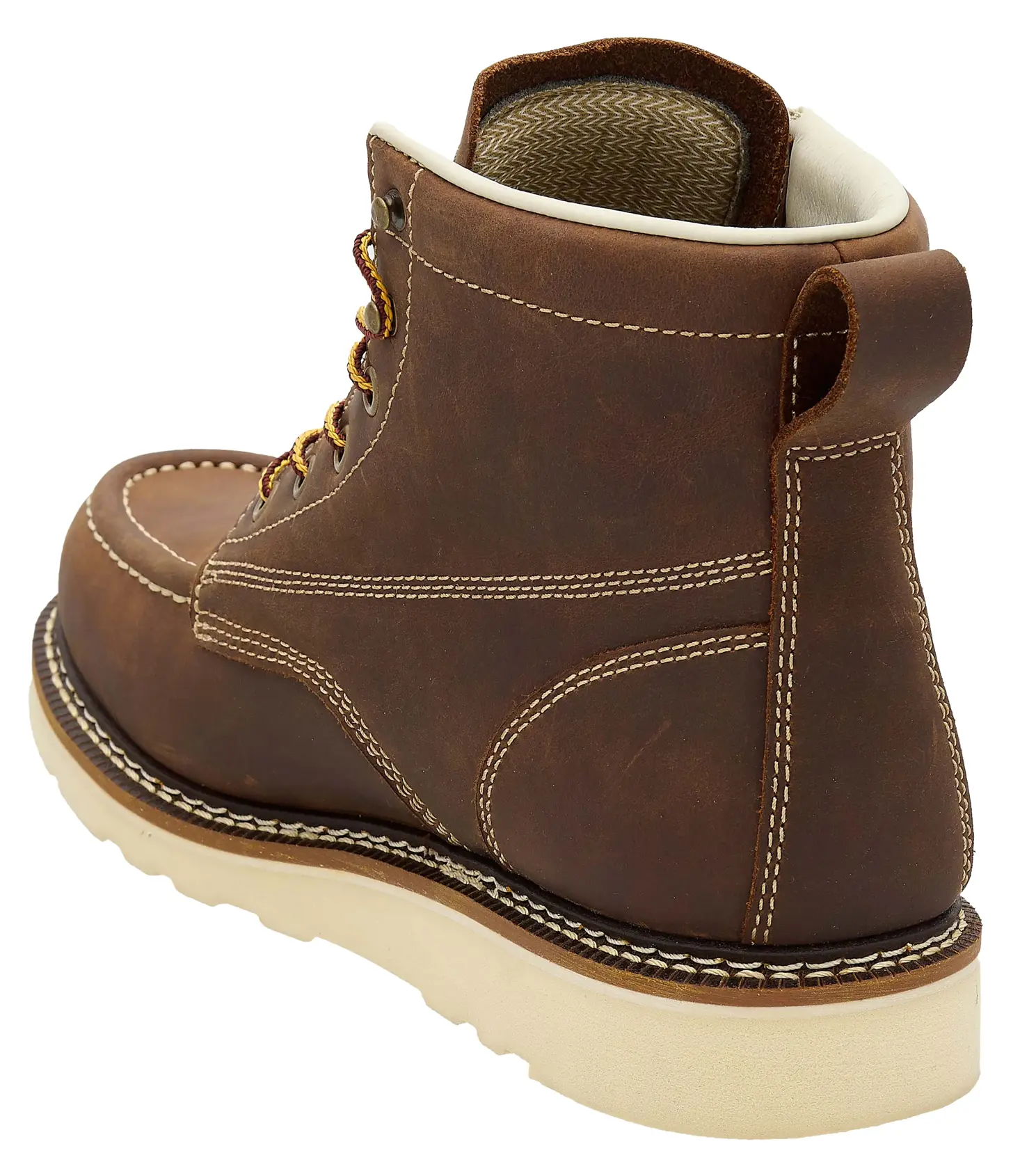 DEWALT® Weatherby Men's Made in USA Pro Comfort, Full Grain Leather, Moc Toe Work Boot thumbnail 7