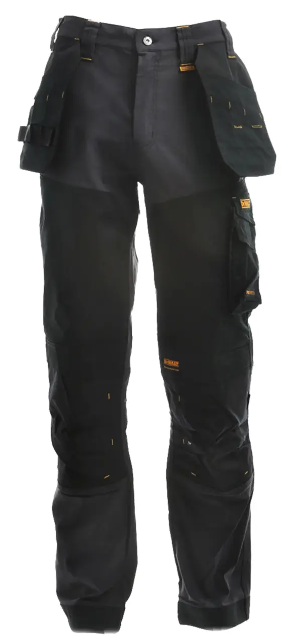 Memphis Men's Pro-Stretch, Holster Pocket, Regular Fit Work Pants, Grey/Black
