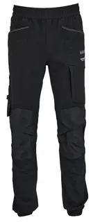 Front view of the DEWALT x McLaren Webster men’s work jogger in black