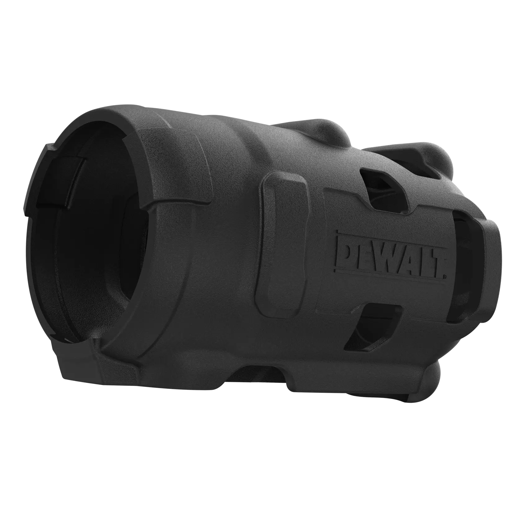 Side angle of protective boot covering for DCF901, DCF903, DCF911, and DCF913